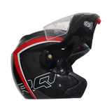 TVS Ntorq Edition Flip Up Helmet (Black Red)