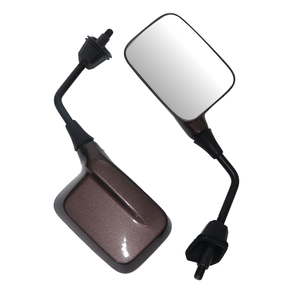 TVS IQUBE Color Mirror (Set of 2) - Copper Bronze Glossy - Durable, Adjustable, and Easy to Install with Clear Wide-Angle Vision and Sleek Design - TVS Motor Company