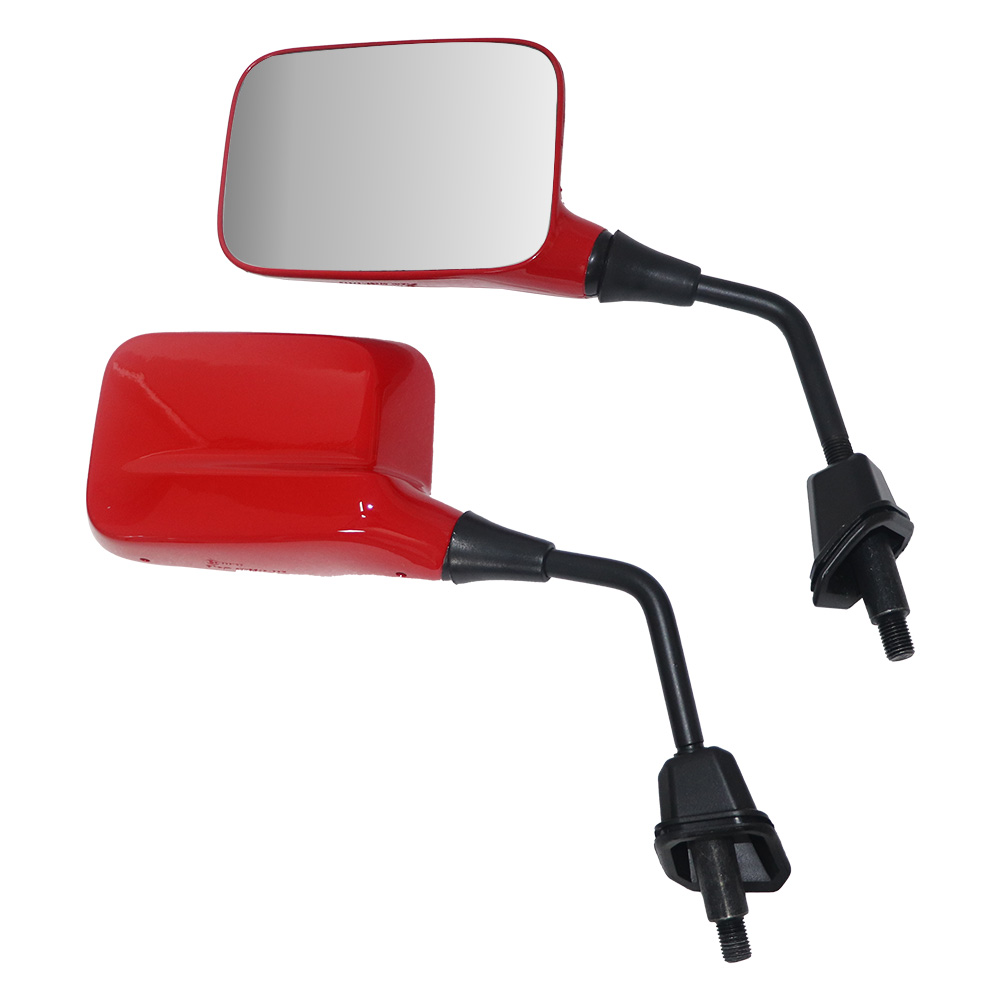 TVS Racing IQUBE Color Mirror (Set of 2)- Durable, Adjustable, and Easy to Install with Clear Wide-Angle Vision and Sleek Design - TVS Motor Company