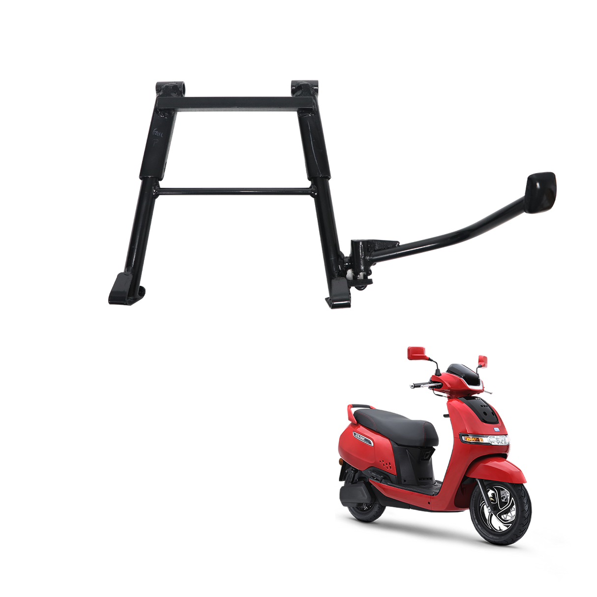 TVS Center Stand KIT for IQUBE - Heavy-Duty Center Stand for Enhanced Stability and Durability - TVS Motor Company