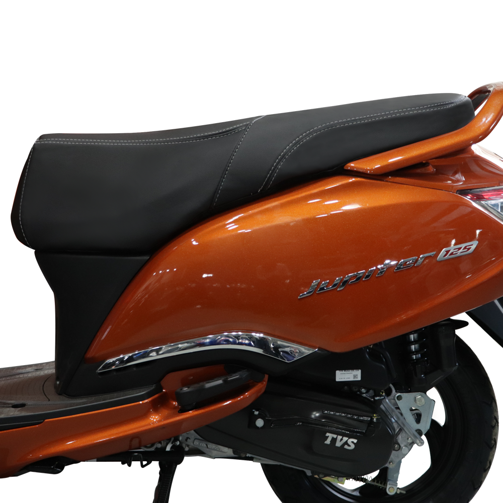 TVS Seat Cover for Jupiter, Color: Black | Ultimate Protection and Comfort for Your Ride