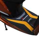 TVS Jupiter 125 Floor Mat (Color: Orange) - Non-Slip and Custom Fit Protection for Your Ride - TVS Motor Company