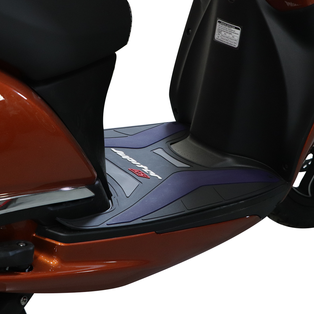 TVS Jupiter 125 Floor Mat (Color: Blue) - Non-Slip and Custom Fit Protection for Your Ride - TVS Motor Company