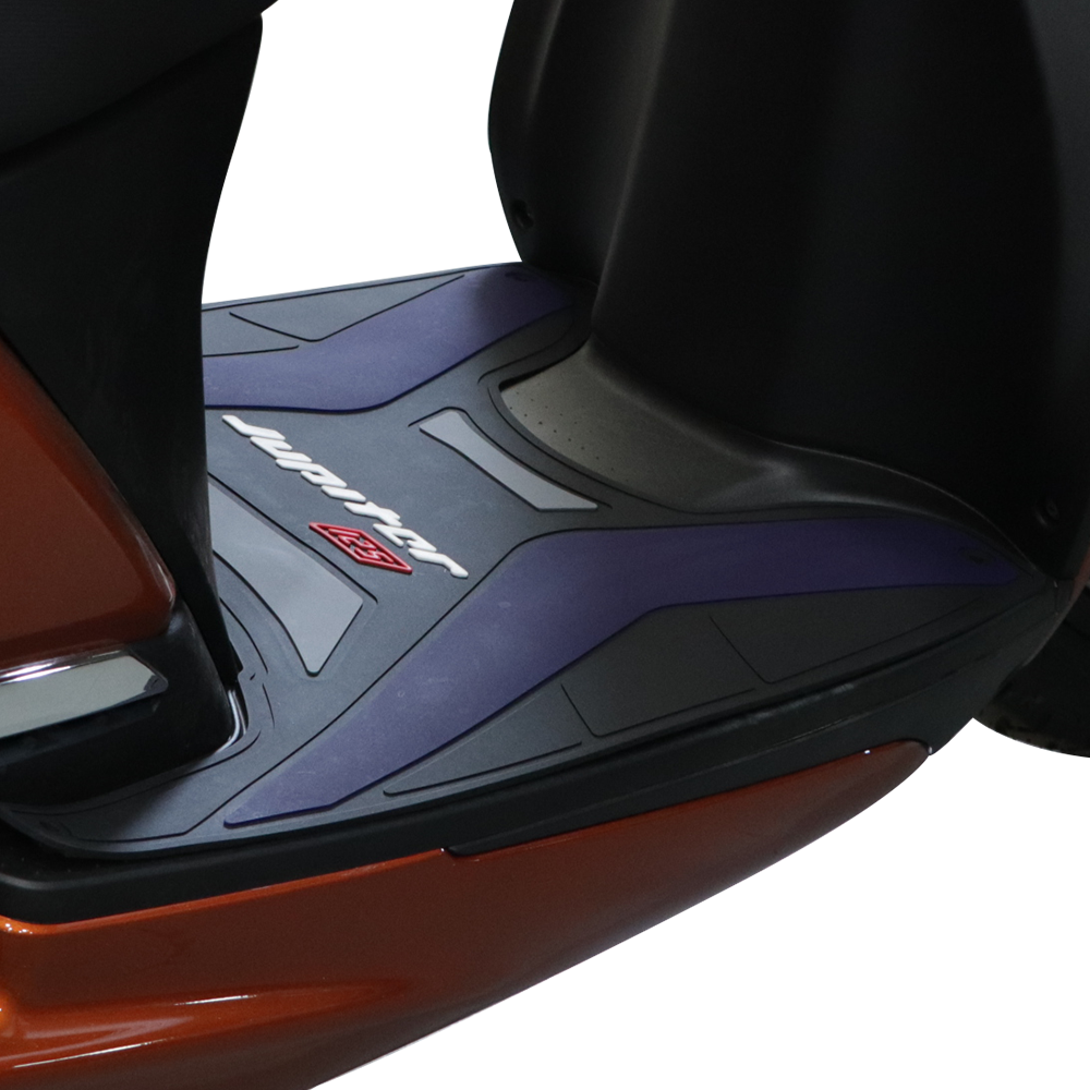 TVS Jupiter 125 Floor Mat (Color: Blue) - Non-Slip and Custom Fit Protection for Your Ride - TVS Motor Company