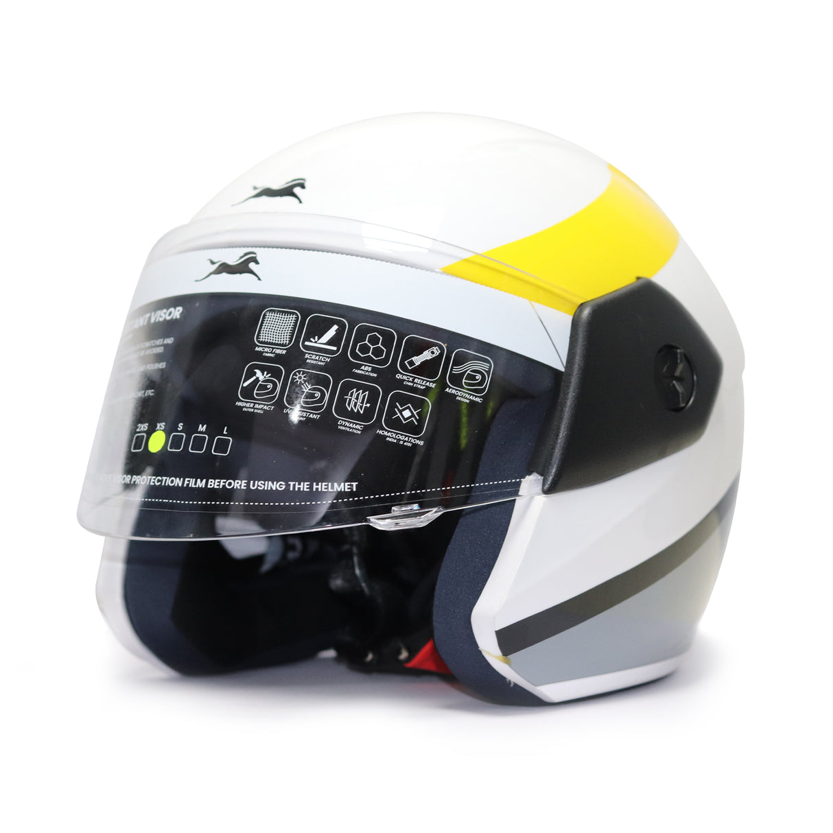 TVS Half Face Kids Helmet 1911 - ISI Certified