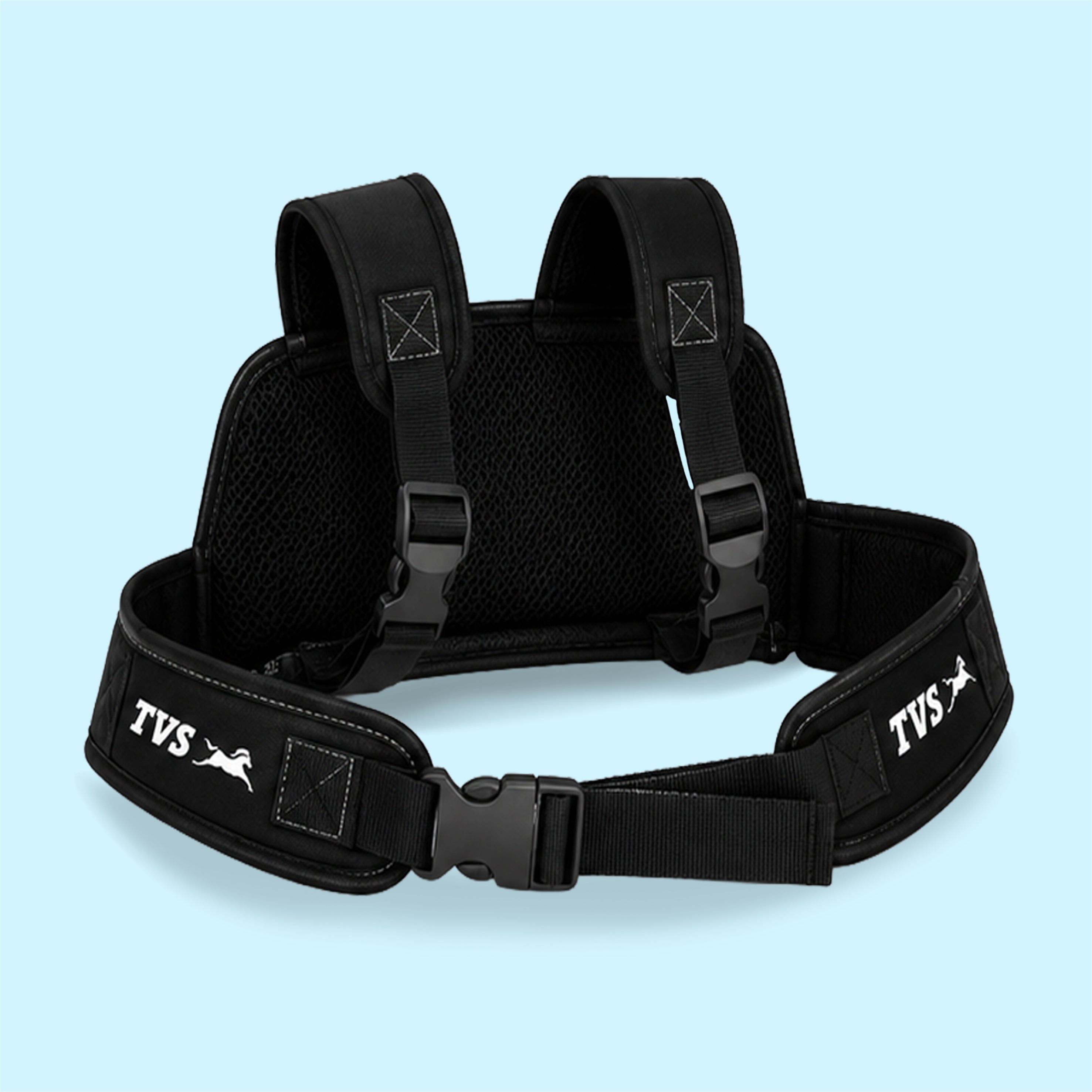 TVS Kids Safety Belt for Bike and Scooter, Child Safety Harness with Adjustable Soft Padded Strap, Heavy-Duty Buckle, 24 kg Capacity