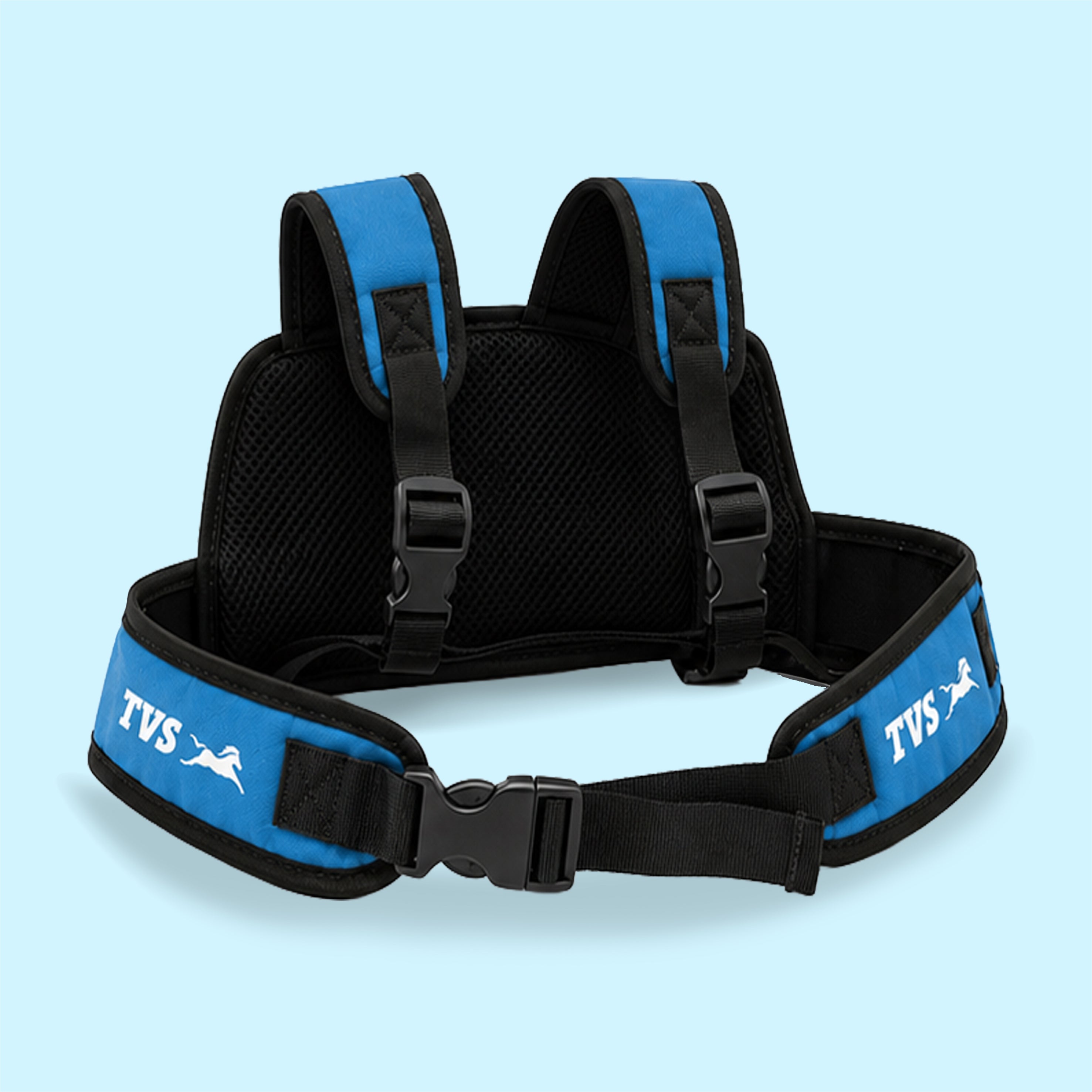 TVS Kids Safety Belt for Bike and Scooter, Child Safety Harness with Adjustable Soft Padded Strap, Heavy-Duty Buckle, 24 kg Capacity