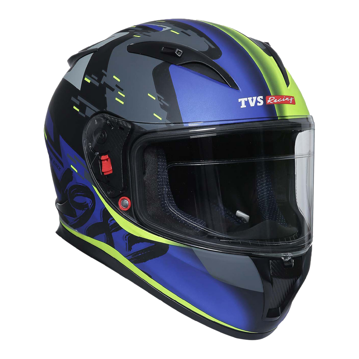 TVS Racing Helmet Red White – Bold Design, Full Protection