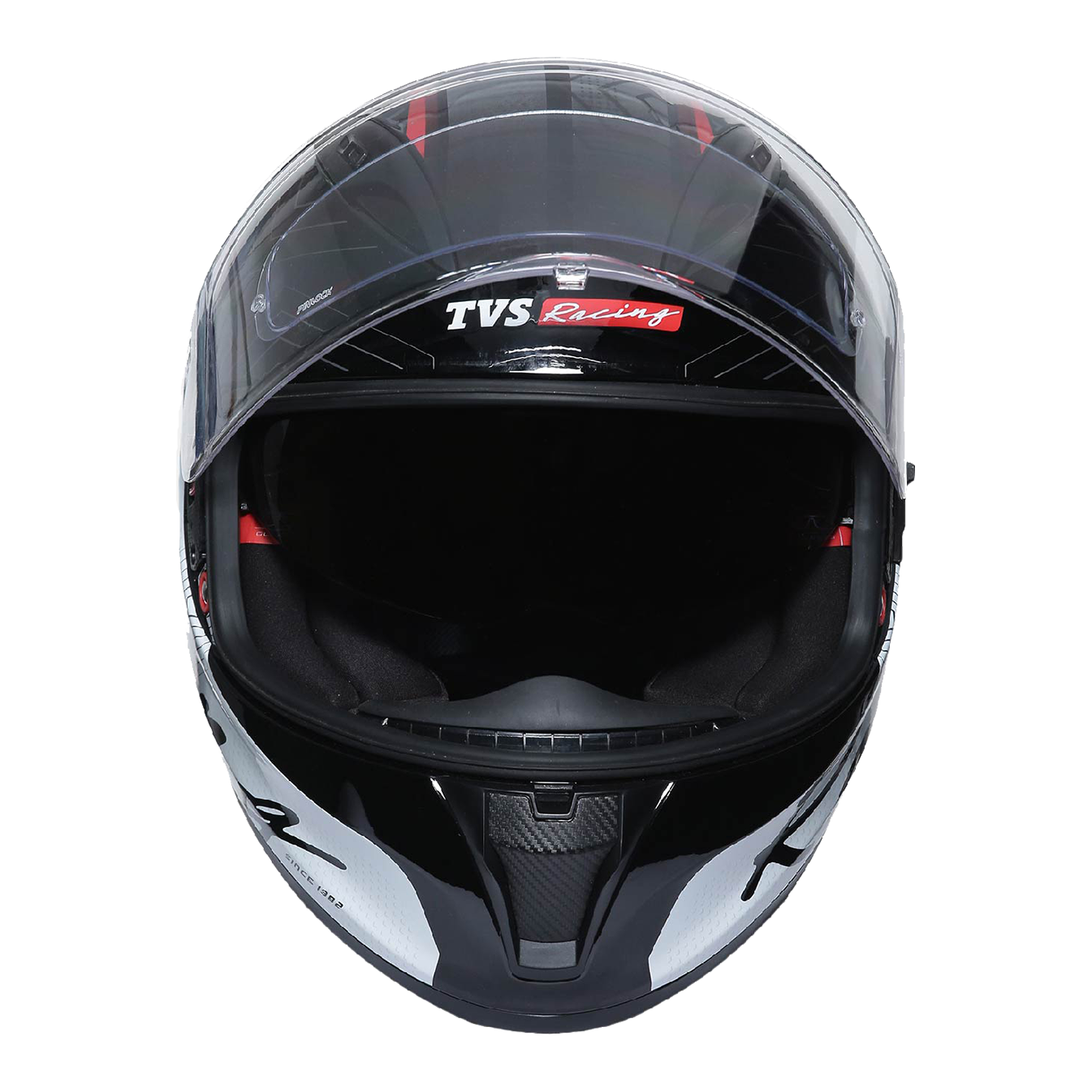  TVS Racing Helmet for Men – Anti-Fog Pin-Lock, Aerodynamic Design & DOT/ISI/ECE Certified – Premium Bike Helmet with Secure Fastening (Blue & Neon)