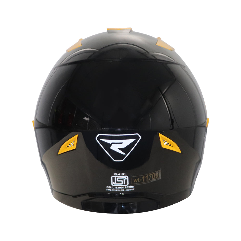 TVS Raider Edition Full Face Helmet (Yellow Black)