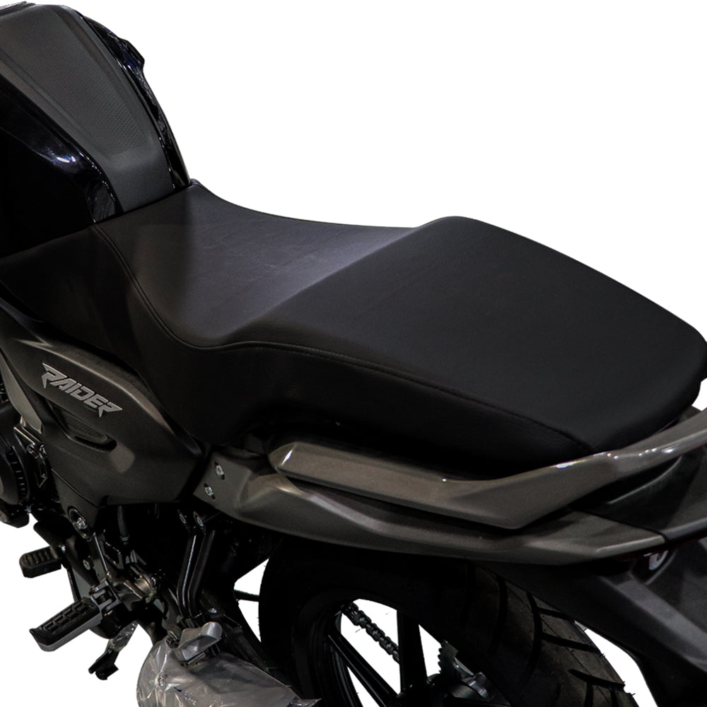 TVS Raider Black Single Seat Cover - Comfortable Protection