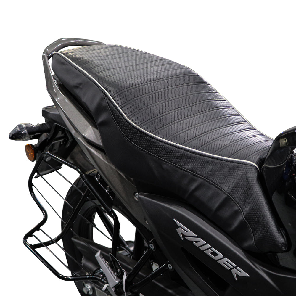 TVS Single Seat Cover for Raider, Color; Black | Ultimate Protection and Comfort for Your Ride