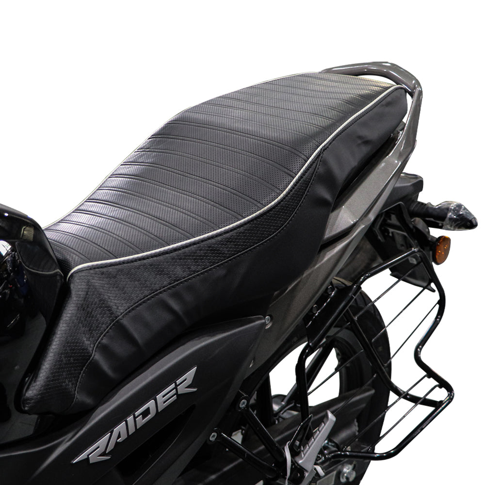 TVS Single Seat Cover for Raider, Color; Black | Ultimate Protection and Comfort for Your Ride