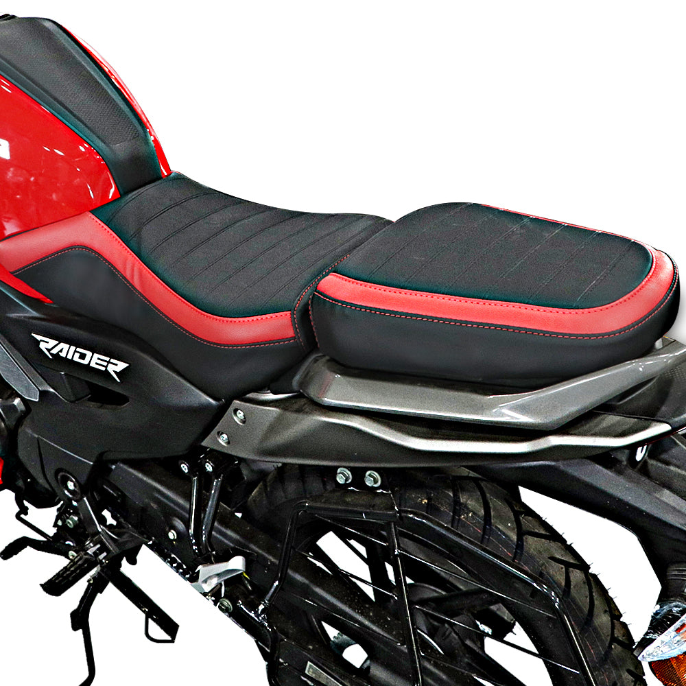 TVS Seat Cover Raider Color- Red | Ultimate Protection and Comfort for Your Ride