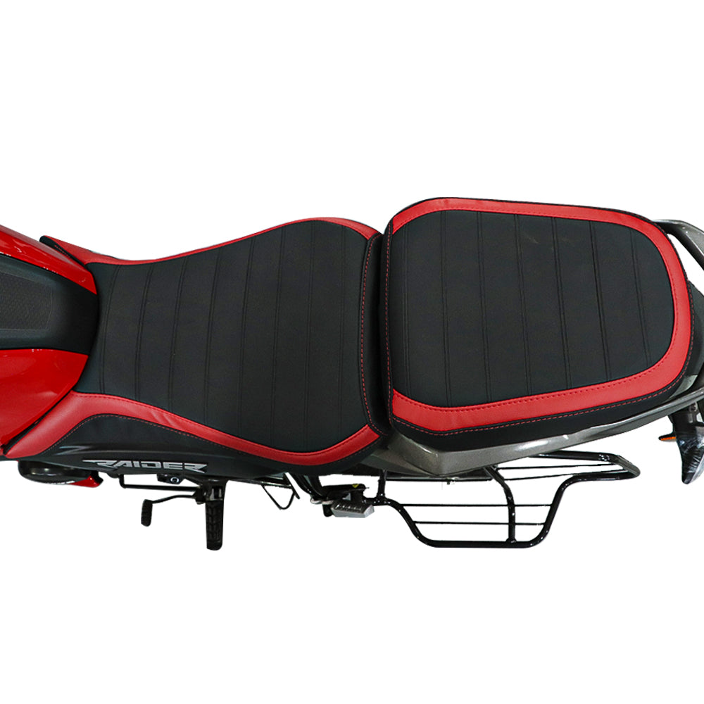 TVS Seat Cover Raider Color- Red | Ultimate Protection and Comfort for Your Ride