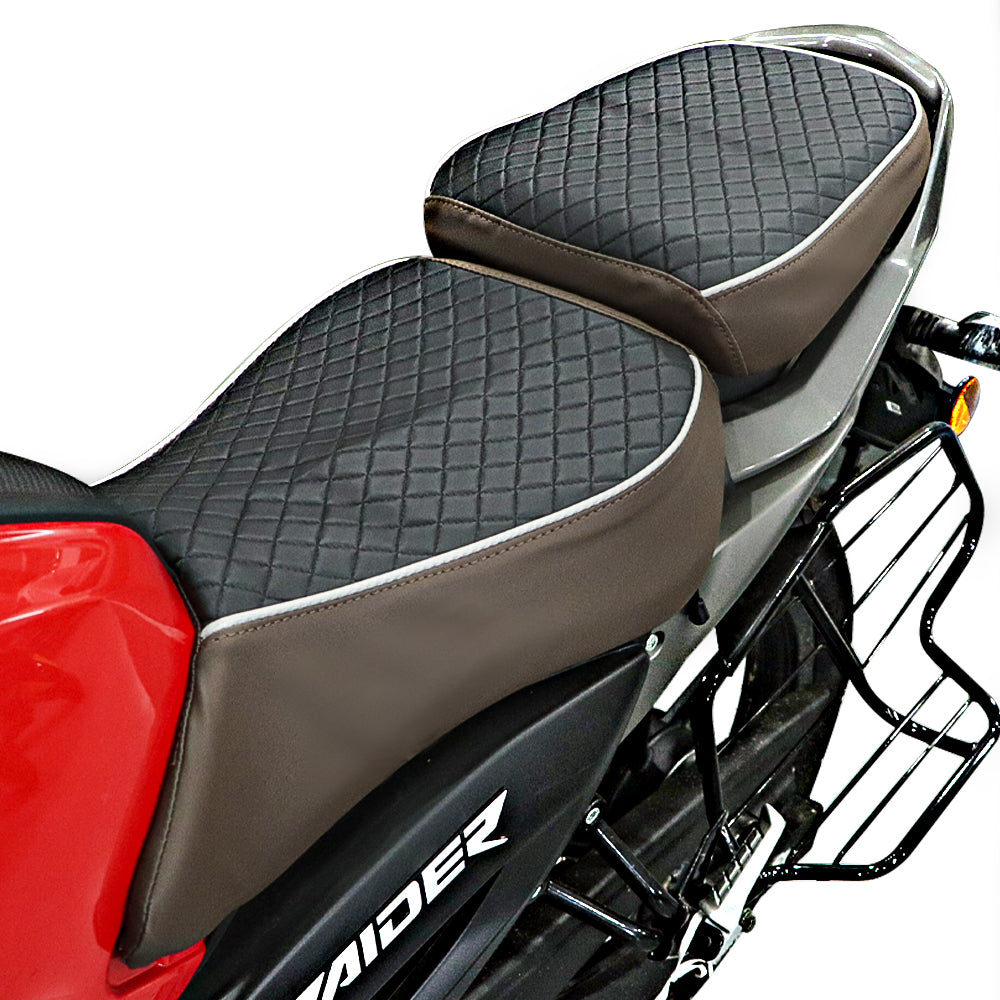 TVS Raider Seat Cover Brown - Ultimate Protection and Comfort for Your Ride