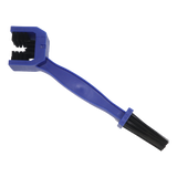 TVS Chain Cleaner Brush - Multi-Function Design with Stiff and Soft Bristles for Thorough Cleaning, Degreasing, and Maintenance, Ergonomic Handle for Comfortable Use and Efficient Dirt Removal