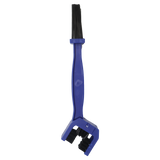 TVS Chain Cleaner Brush - Multi-Function Design with Stiff and Soft Bristles for Thorough Cleaning, Degreasing, and Maintenance, Ergonomic Handle for Comfortable Use and Efficient Dirt Removal