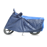 TVS Vehicle Cover -  Navy Blue with Royal Blue-MC | All-Weather Protection, Perfect Fit, and Ultimate Shield for Your Ride - TVS Motor Company