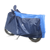 TVS Vehicle Cover -  Navy Blue with Royal Blue-MC | All-Weather Protection, Perfect Fit, and Ultimate Shield for Your Ride - TVS Motor Company