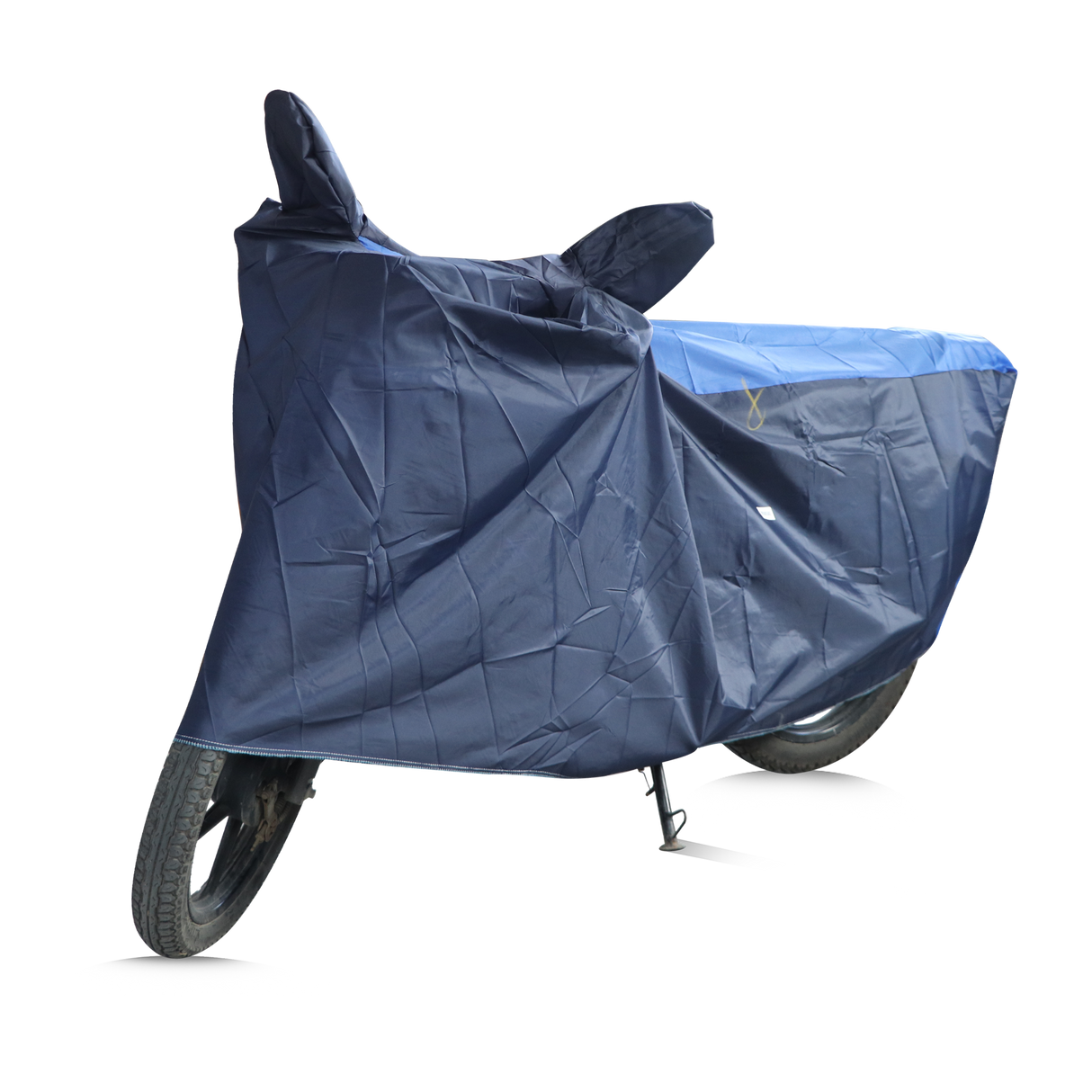 TVS Vehicle Cover -  Navy Blue with Royal Blue-MC | All-Weather Protection, Perfect Fit, and Ultimate Shield for Your Ride - TVS Motor Company