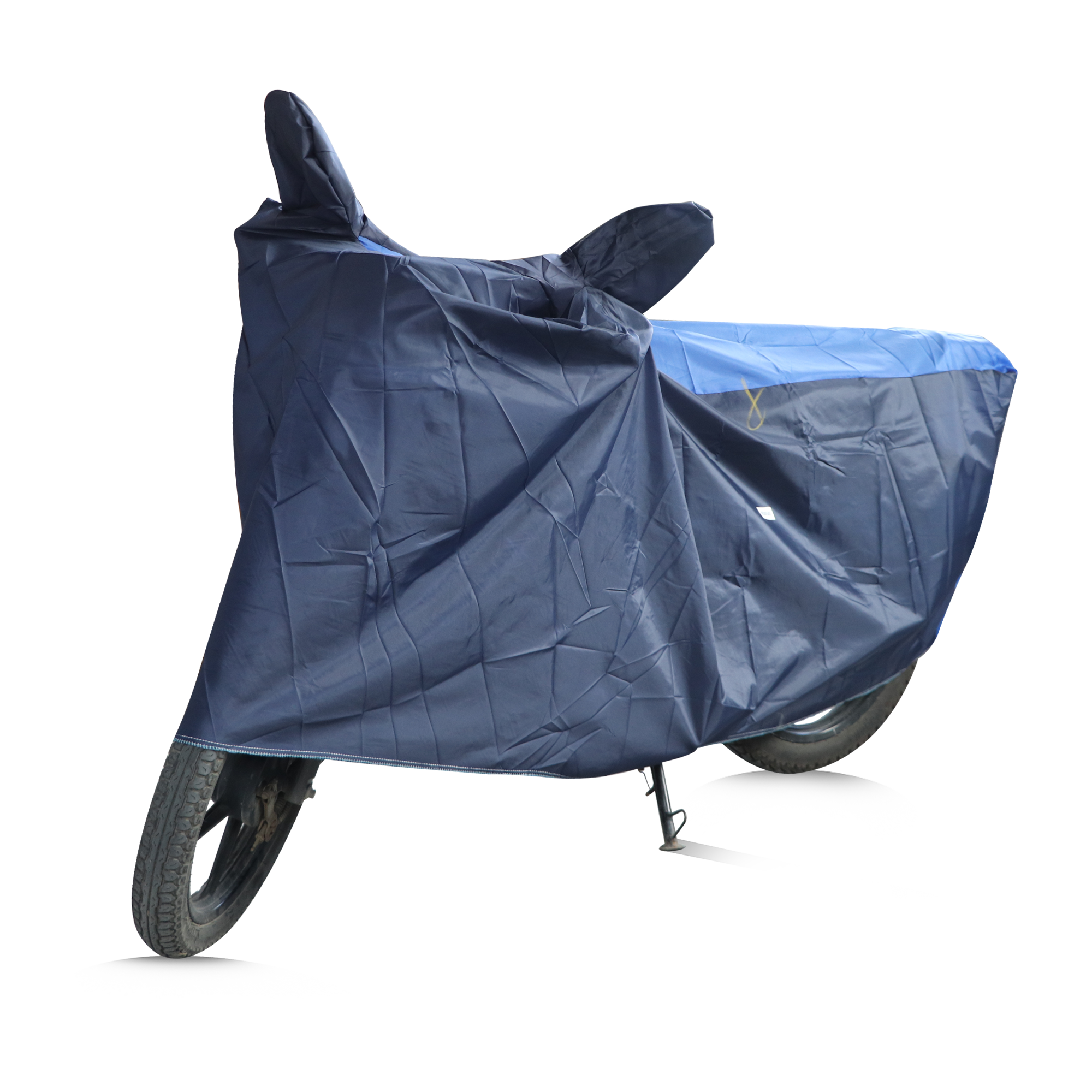 TVS Vehicle Cover -  Navy Blue with Royal Blue-MC | All-Weather Protection, Perfect Fit, and Ultimate Shield for Your Ride - TVS Motor Company