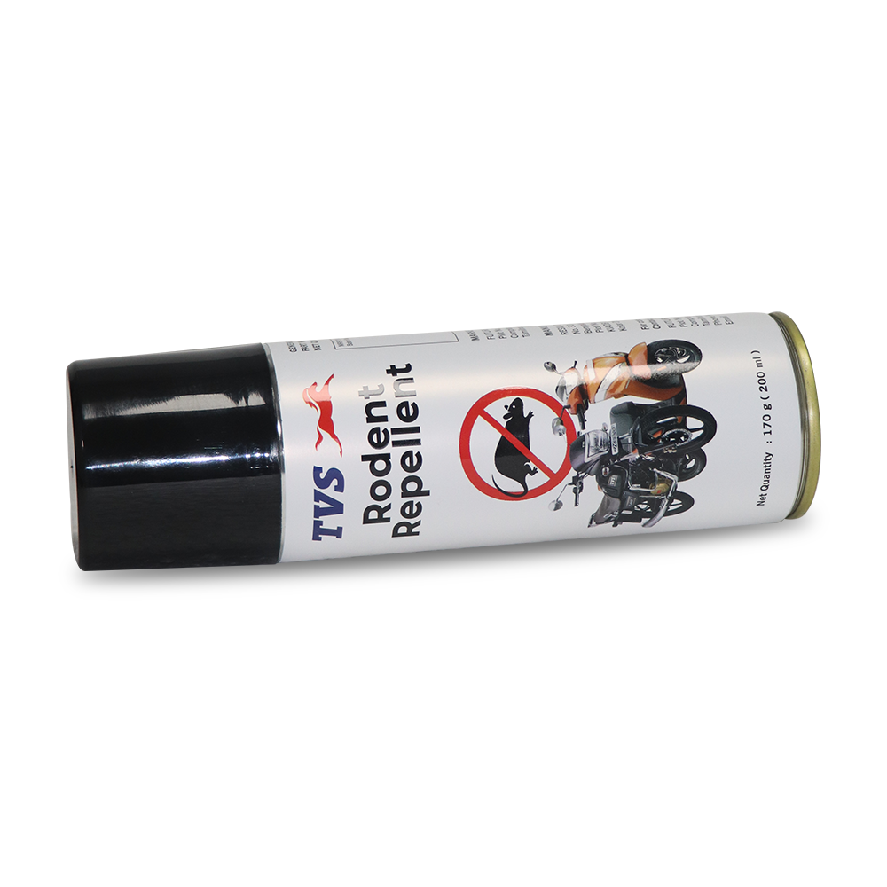 TVS Rodent Repellent VST 200 ml | Powerful, Non-Toxic Formula with Long-Lasting Protection Against Rats and Mice, Easy Application for Engine Bays, Wires, and Interiors