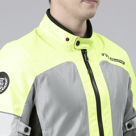 TVS Racing Asphalt Riding Jacket for Men- High Abrasion 600D Polyester ...