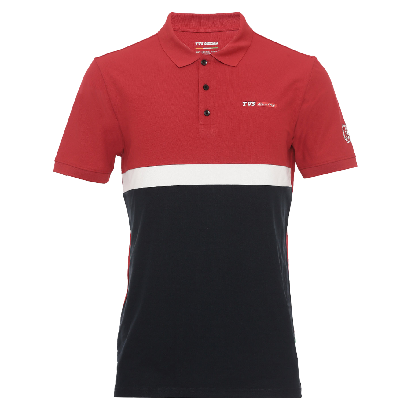 TVS Racing Polo T Shirt Polyester (Solid Red) Online at Best Prices ...