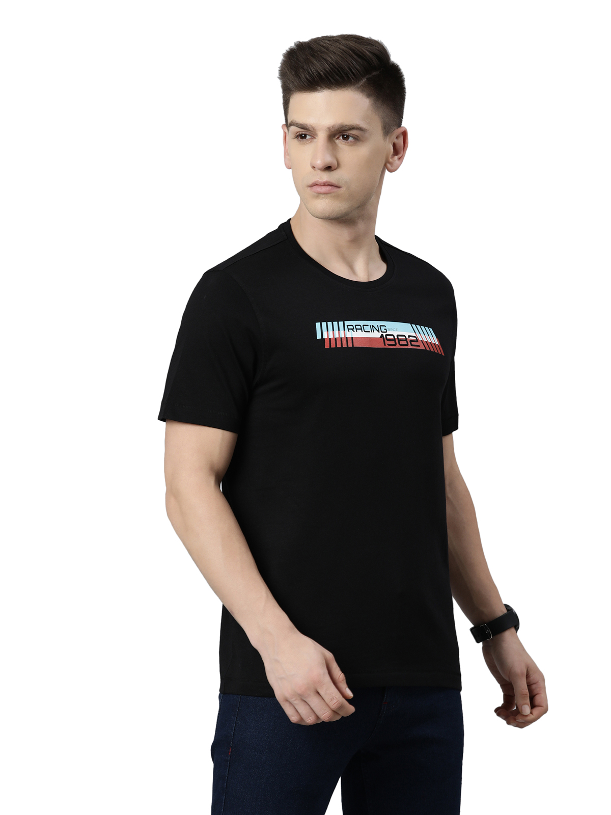 TVS RACING TRIBE ROUND NECK TEE 1982 TYPE 4 WHITE Online at Best Prices ...