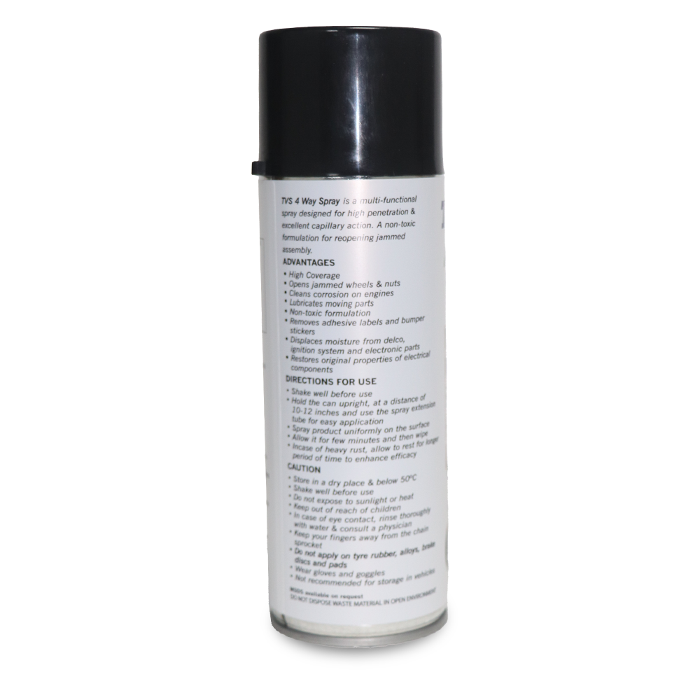 TVS 4-Way Rust Free VST 400ml  Rust Removal & Prevention Spray