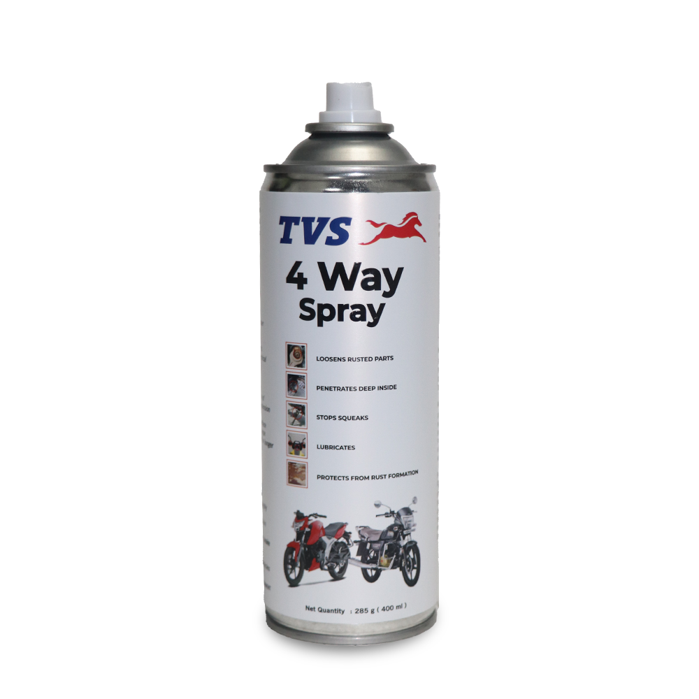 TVS 4 Way Spray - Ultimate Protection Against Rust and Corrosion for Motorcycles