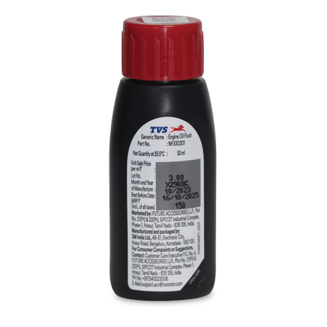 Engine oil flush - TVS Motor Company