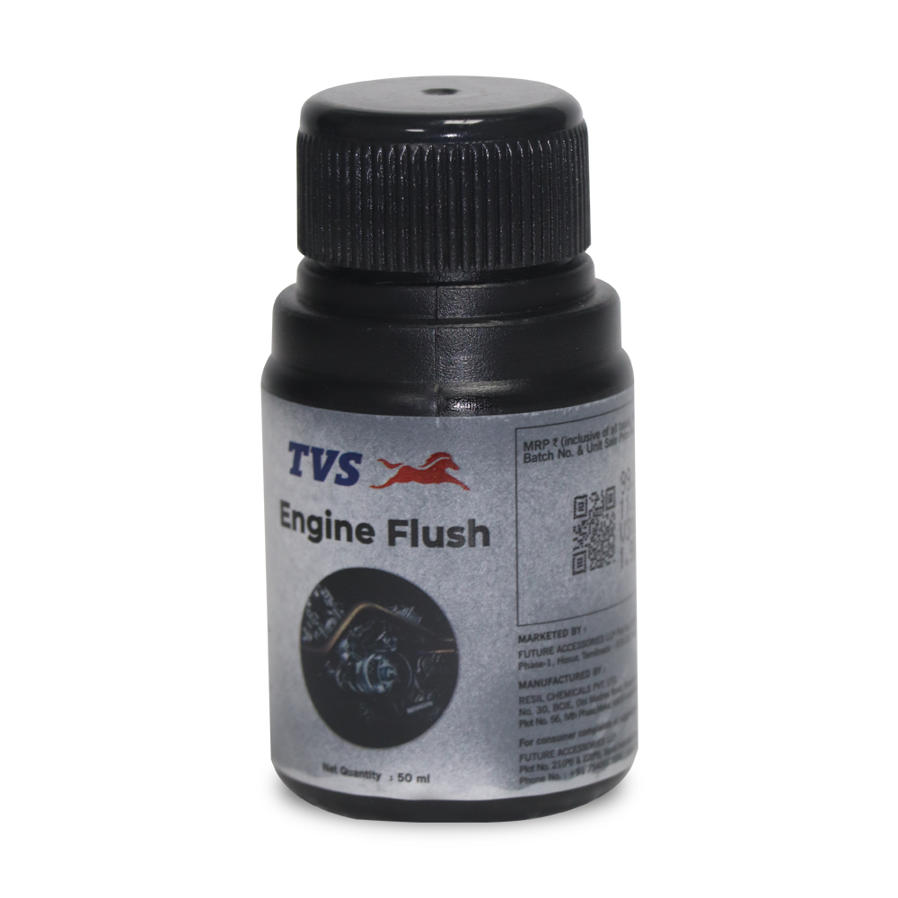 TVS Engine Flush(VST 50 ml.) - Advanced Engine Flush Treatment for Scooters and Motorcycles - High-Performance Formula Cleans and Restores Engine Efficiency by Removing Sludge | Suitable for All Engine Types