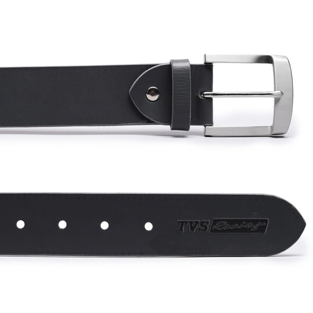  TVS RACING LEATHER BELT - TAN