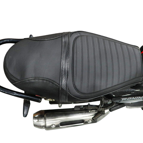 Seat Cover-Ronin -Black Small Cross