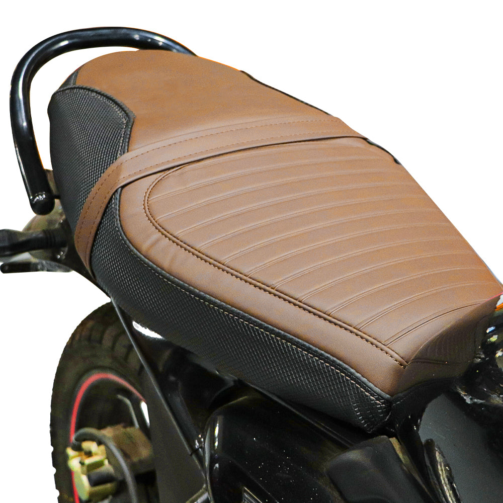 TVS Ronin Brown Seat Cover – Durable, Stylish, & Comfortable