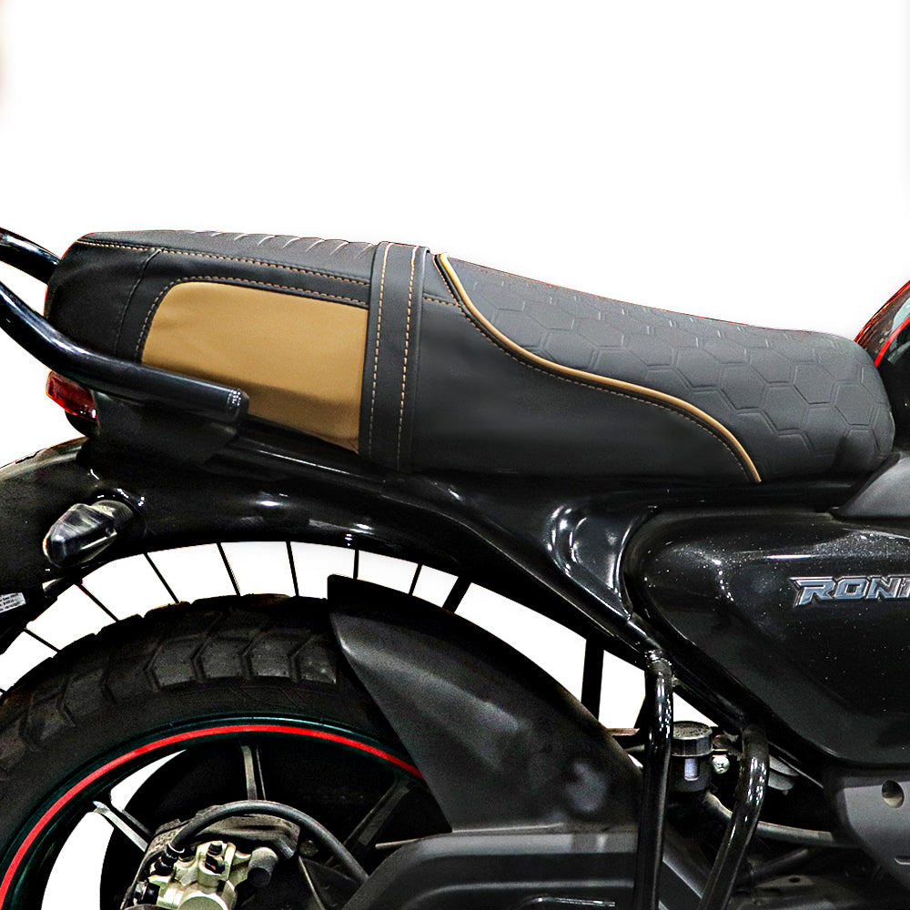 TVS Ronin Tan Seat Cover – Durable and Stylish Protection