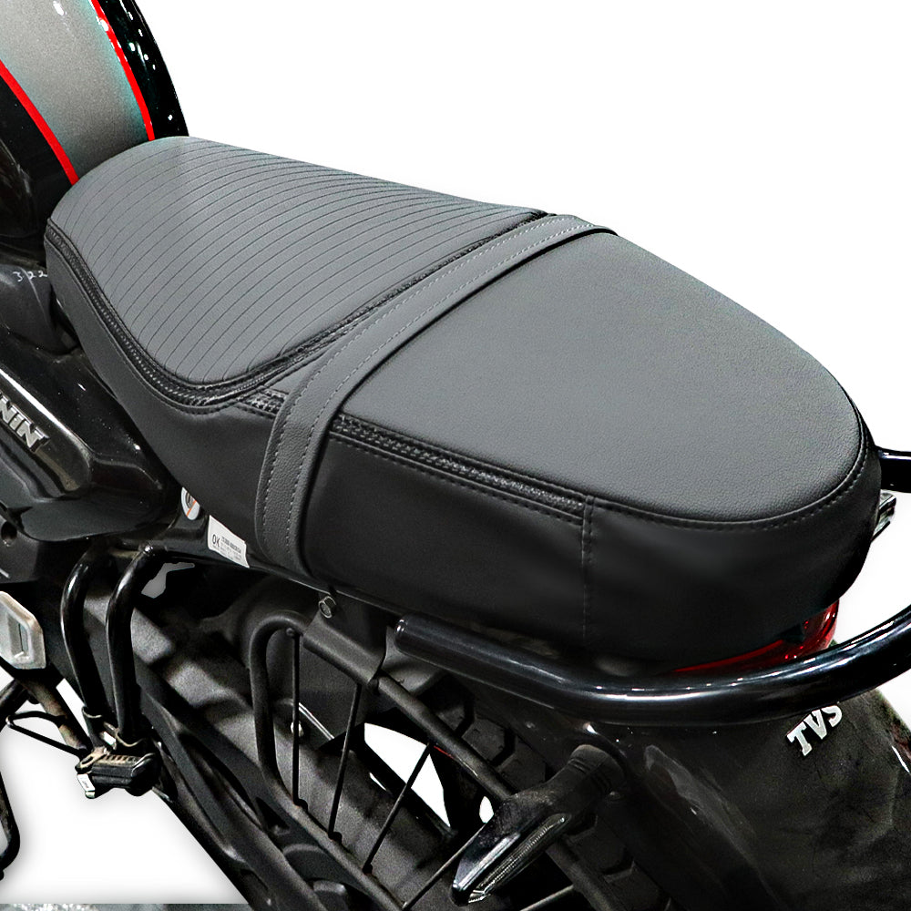 TVS Ronin Dark Grey Seat Cover – Durable & Stylish Protection