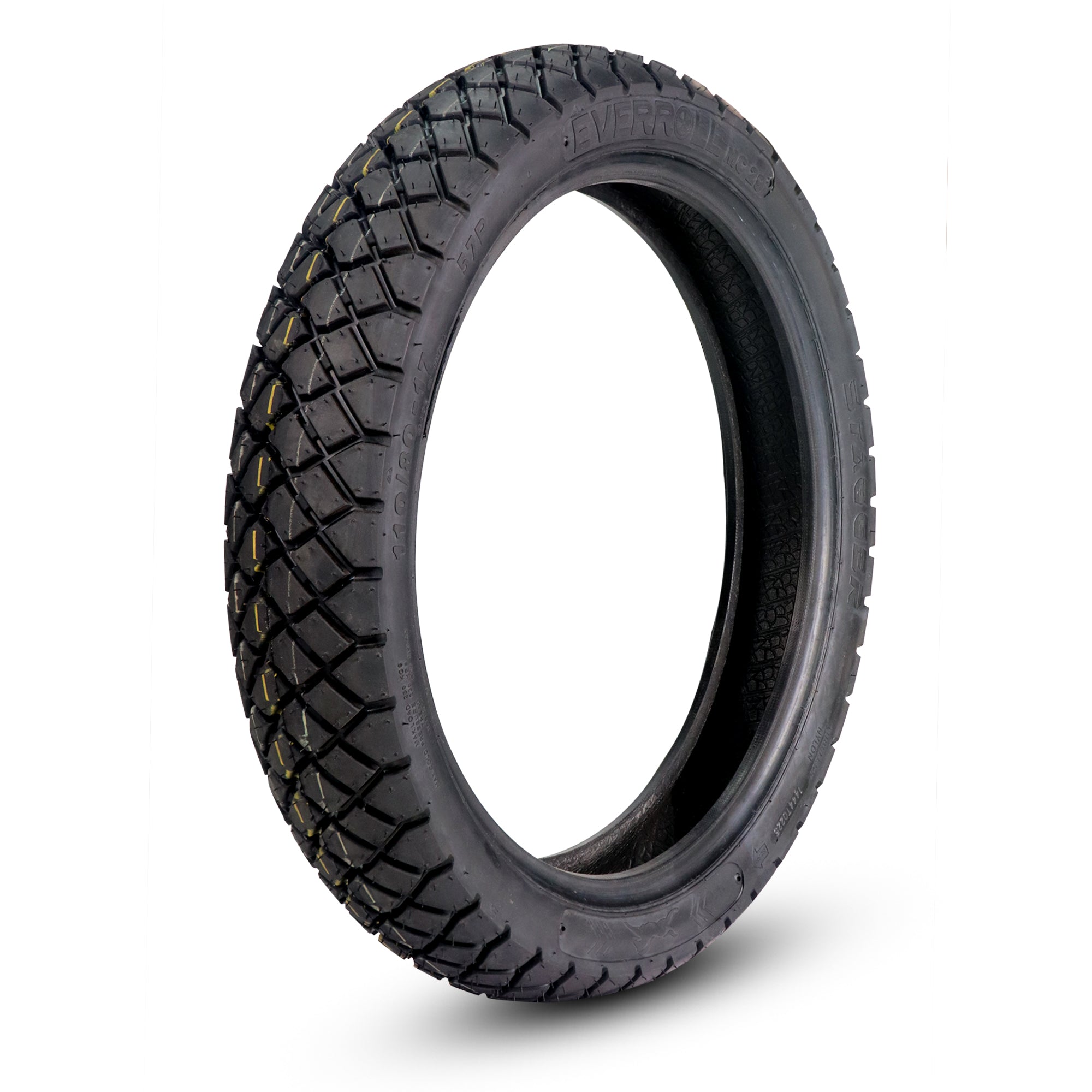 Rear Tubeless Nylon Tyre - 110/80-17 TL TO MC29 | Vehicle Compatibility - TVS Apache RTR 160 & 180