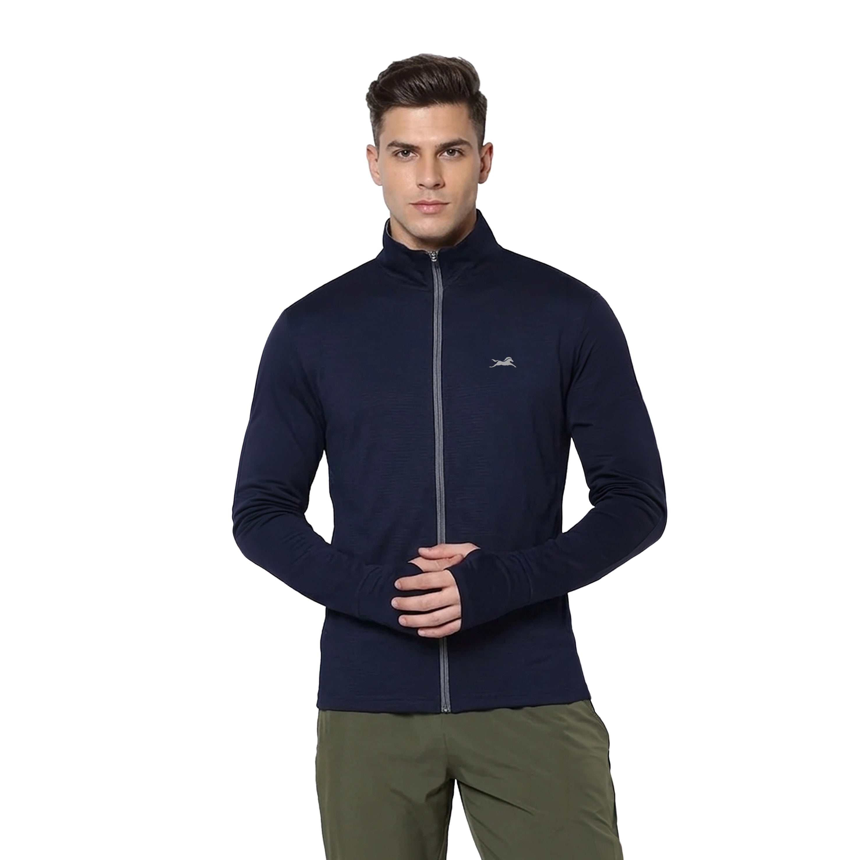 TVS Sunscreen Jacket for Men with UPF 50+ UV Protection, Lightweight Breathable & Quick-Dry Fabric, Odor Control Technology, Anti-Tan Shield Summer Jacket for Men