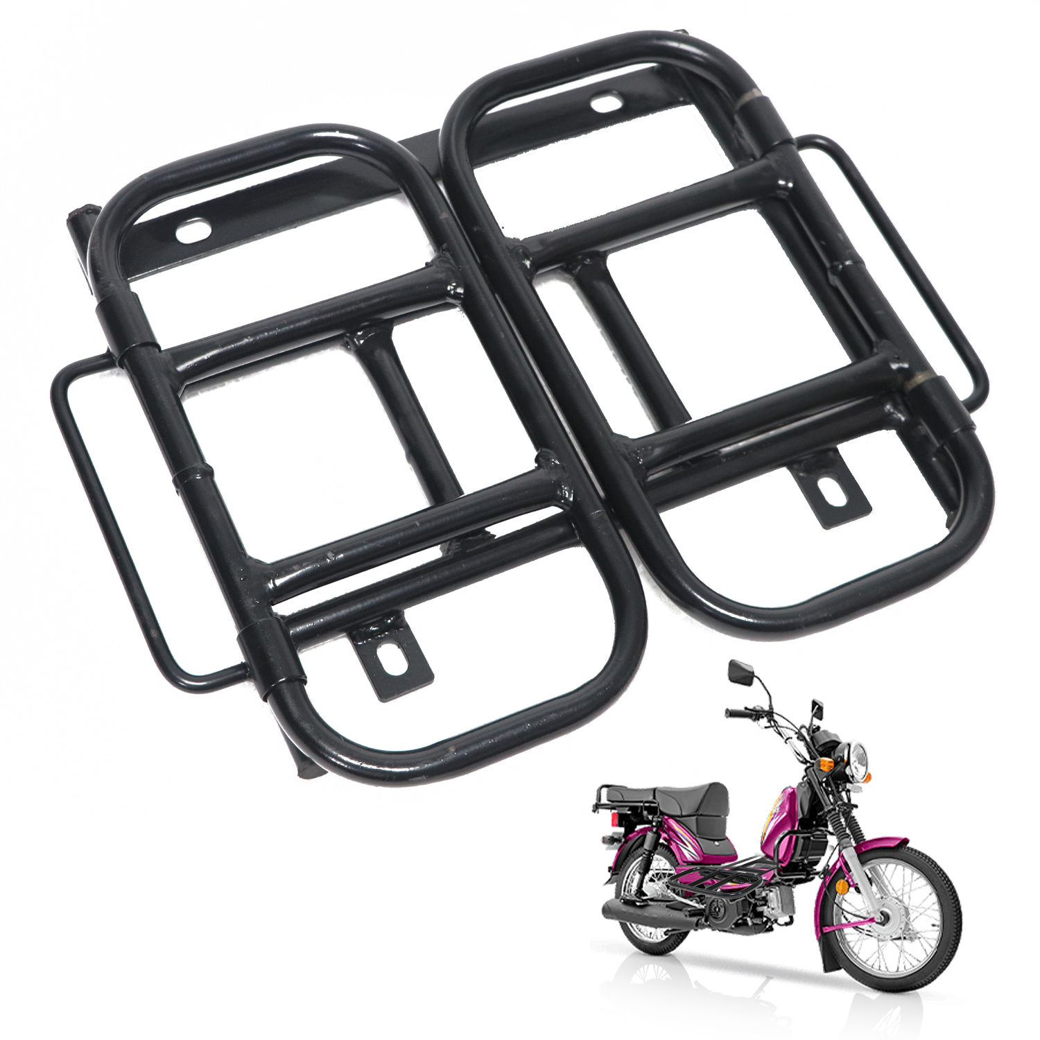 TVS Butterfly Carrier Compact XL-100 | Lightweight, Foldable Design with High-Strength Construction, Easy Installation, and Versatile Use for Carrying Small Loads, Luggage, and Essentials