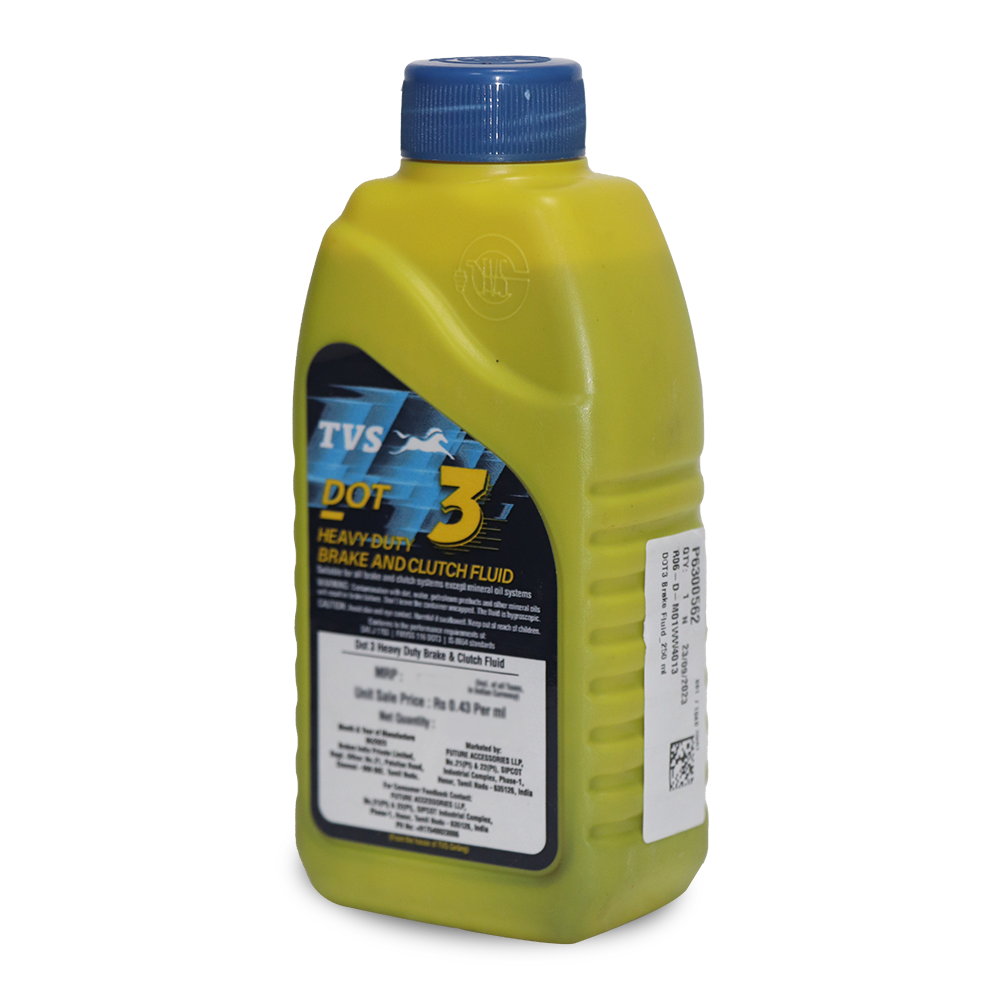 TVS DOT3 - Heavy Duty Brake and Clutch Fluid 100ml.