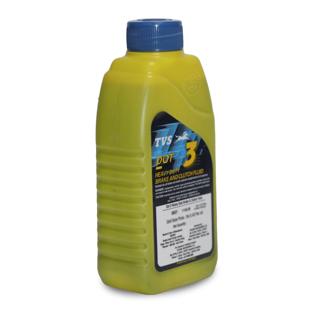 TVS DOT3 - Heavy Duty Brake and Clutch Fluid 250ml.