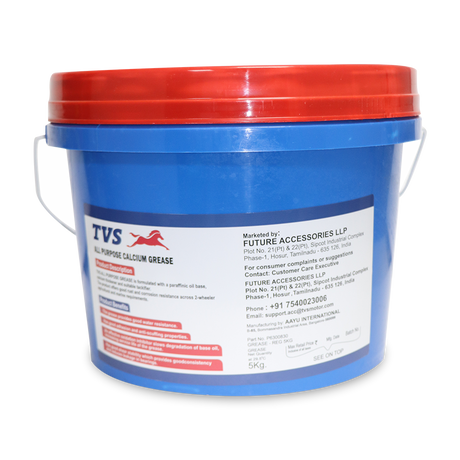 TVS All Purpose Calcium Grease (5Kg.) - Superior Lubrication and Protection - TVS Motor Company