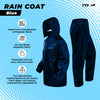 TVS Rain Coat, Color: Navy Blue - Stay Dry and Stylish in Any Weather