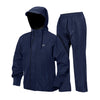 TVS Double-Layer Polyester Raincoat with Pants & Adjustable Drawcord Hood