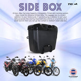 RIDEGEARS SIDE BOX -  TVS Star City + & TVS Sport HIGH GLOSS