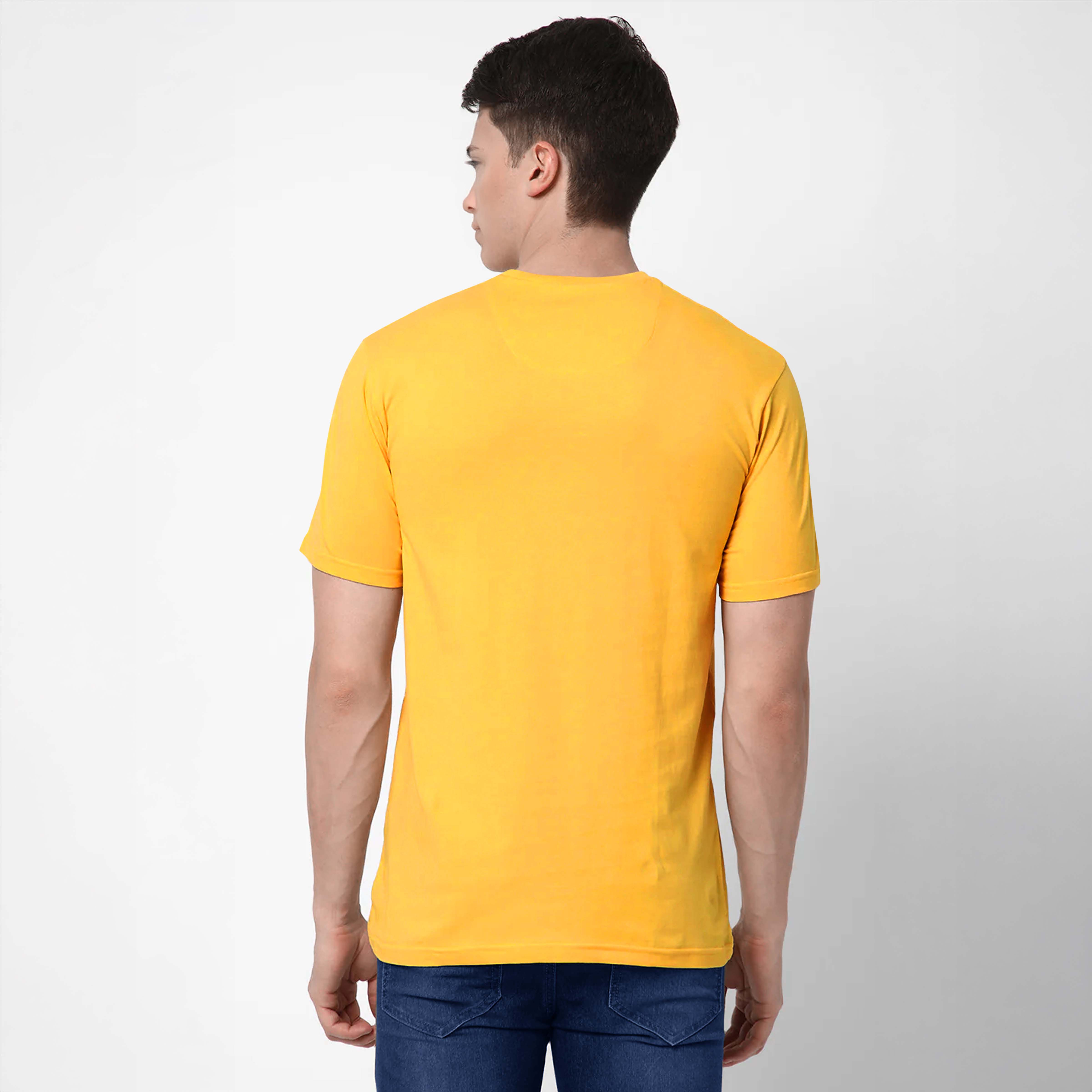 TVS Ride Crew neck Cotton T-shirt | High visibility & Reflective Sticker