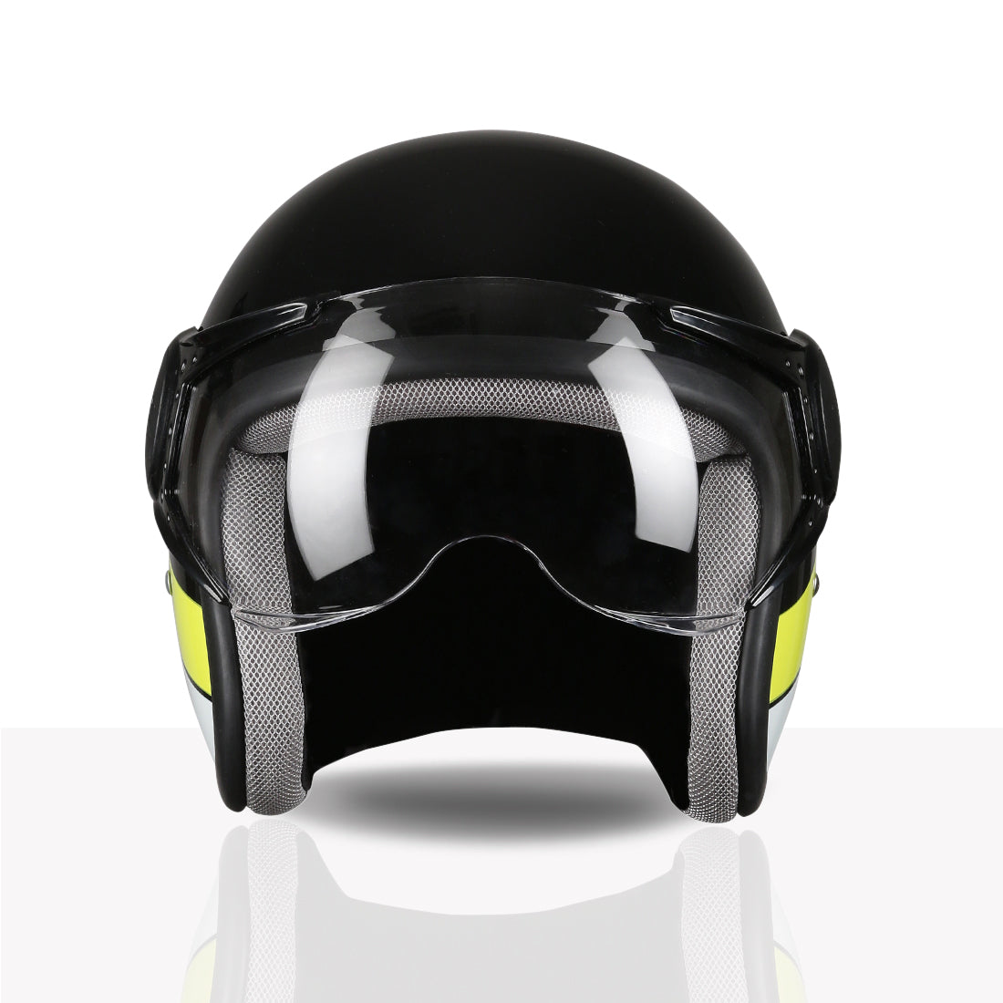 TVS Cruisetown Open Face Helmet – Stylish & Safe Helmet for Riders | ISI & DOT Certified | Premium Protection for Men & Women | Comfortable, Durable & Lightweight Design with Visor